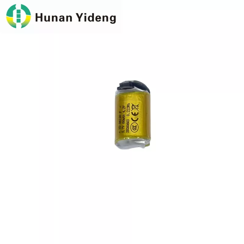 08120 Batteria cilindrica ai polimeri di litio da 3,7 V 60 mAh