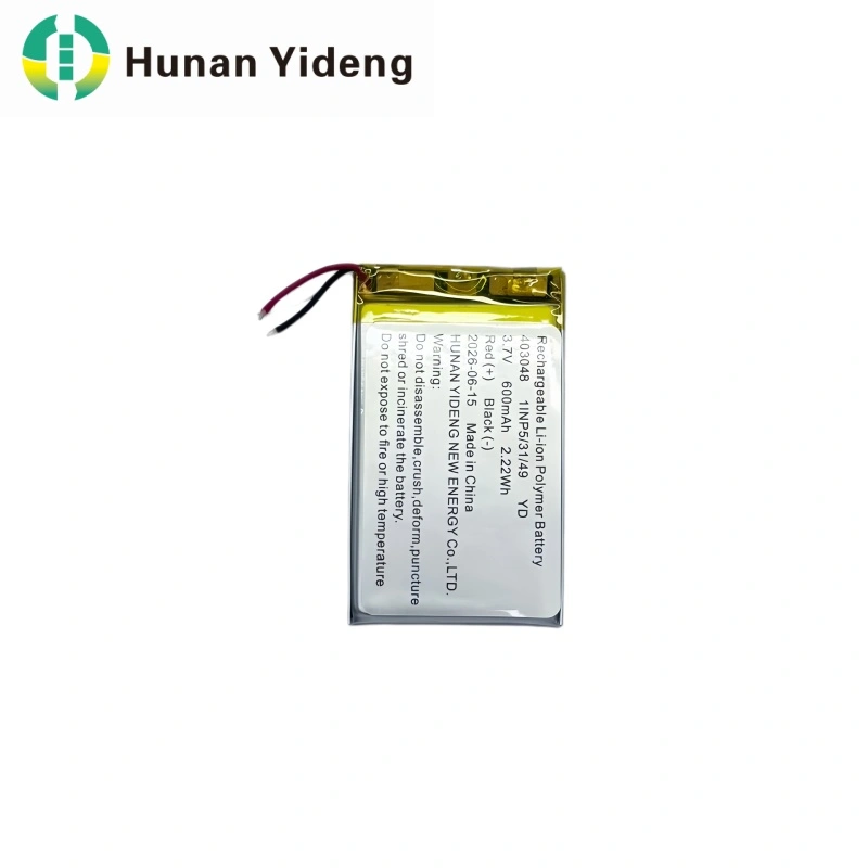 Mini cella Lipo per batteria ai polimeri di litio ultra sottile da 3,7 V 450 mAh 403048