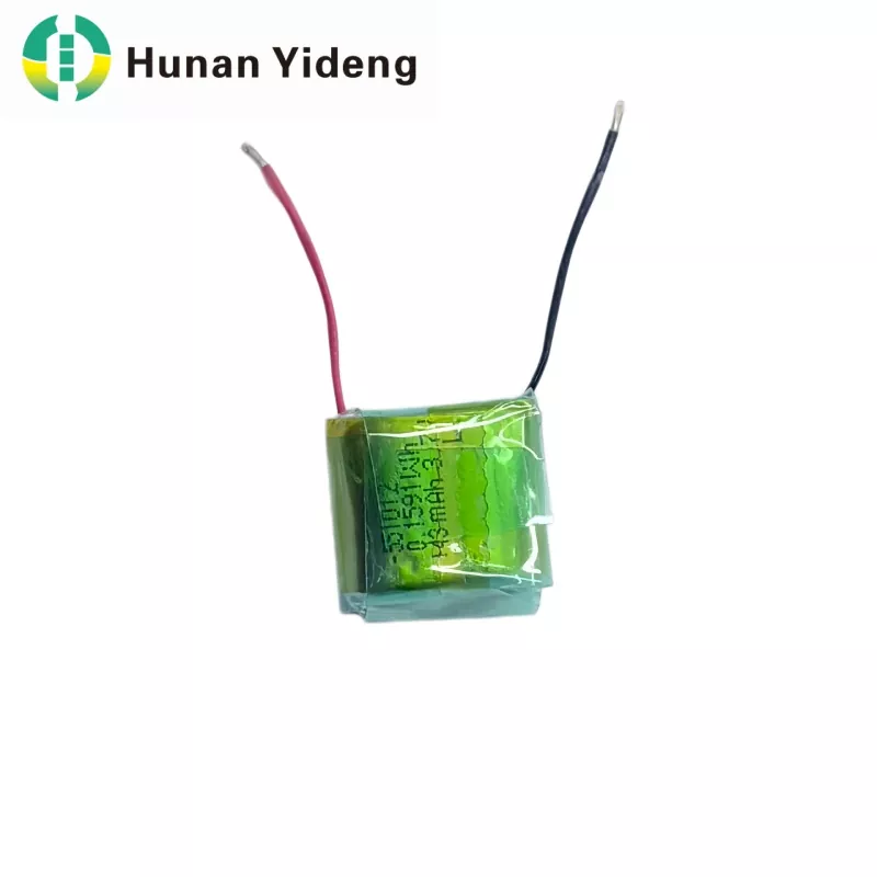 551012 Batteria ai polimeri di litio per giocattoli elettrici da 3,7 V 43 mAh